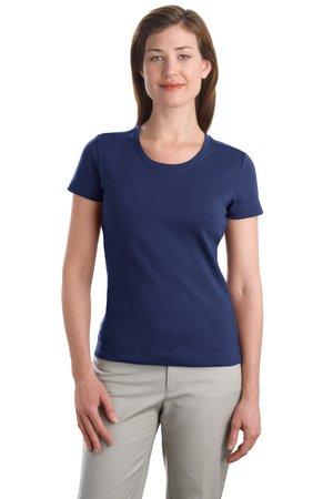 CLOSEOUT Port Authority® Ladies Modern Stretch Cotton Scoop Neck Shirt. L516C