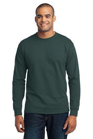 Port & Company® Tall Long Sleeve 50/50 Cotton/Poly T-Shirt. PC55LST