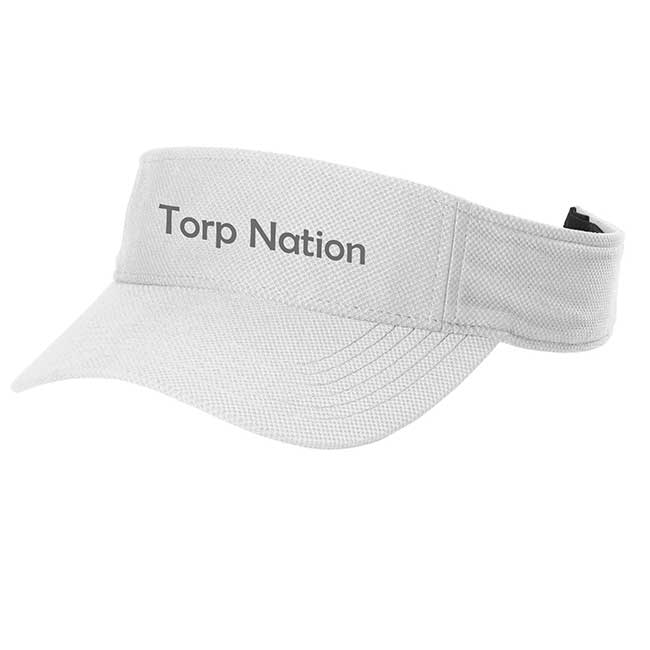 Torpedo Nation Visor, White
